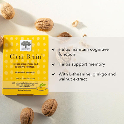 New Nordic Clear Brain Tablets - 60 Count