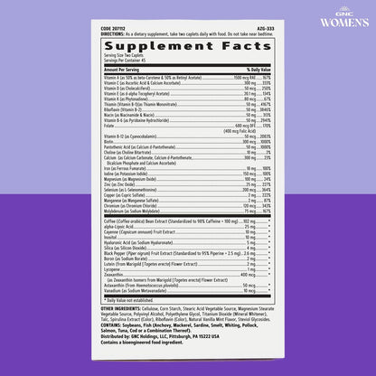 GNC Women’s Energy and Metabolism Multivitamin - 90 Caplets