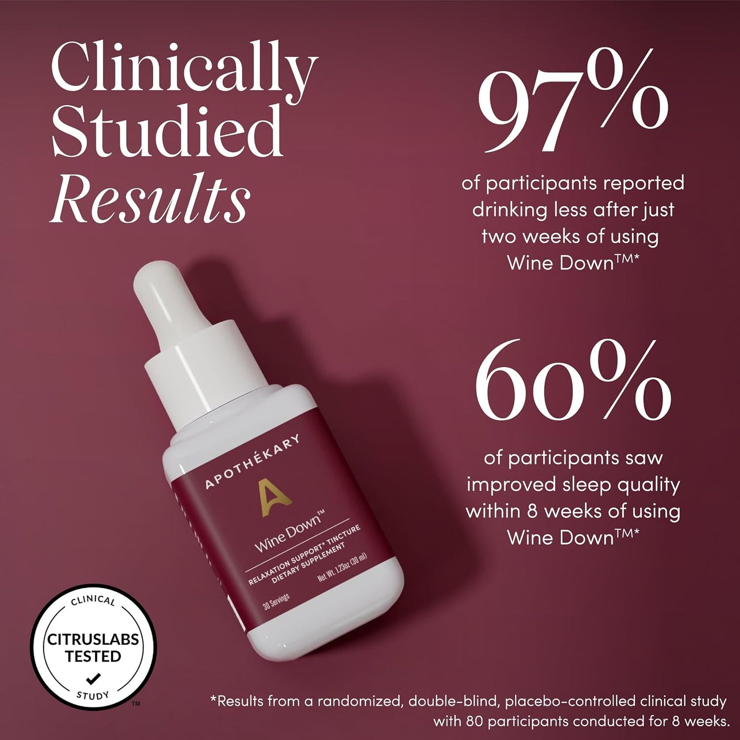 Apothékary Wine Down – Relaxation and Sleep Support Liquid Herbal Drops - görsel 6