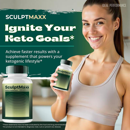 SculptMaxx Capsules – Official Supplement, All Natural Formula (60 Capsules)