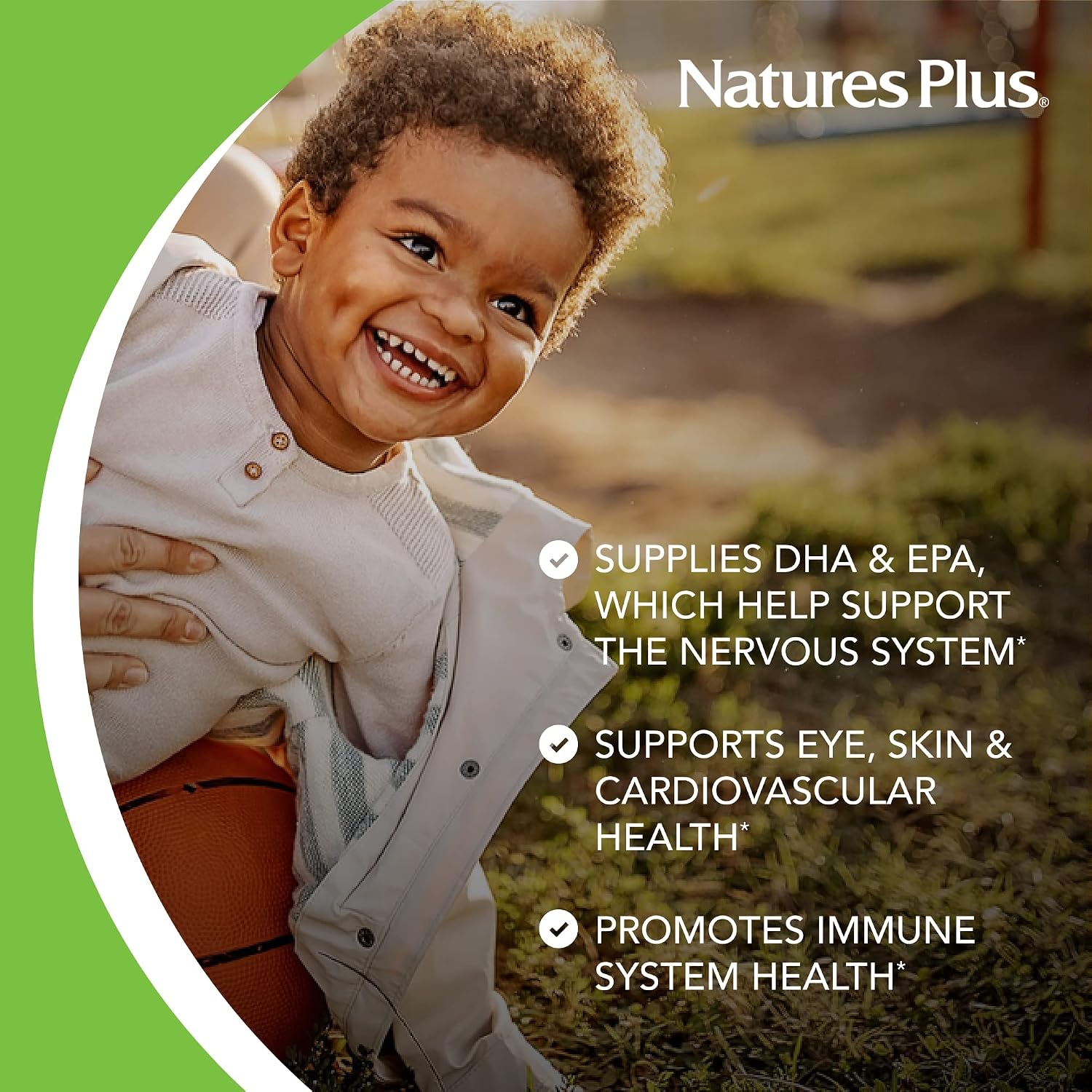 NaturesPlus Animal Parade Omega 3/6/9 Junior, Lemon Flavour - 90 Softgels - görsel 4