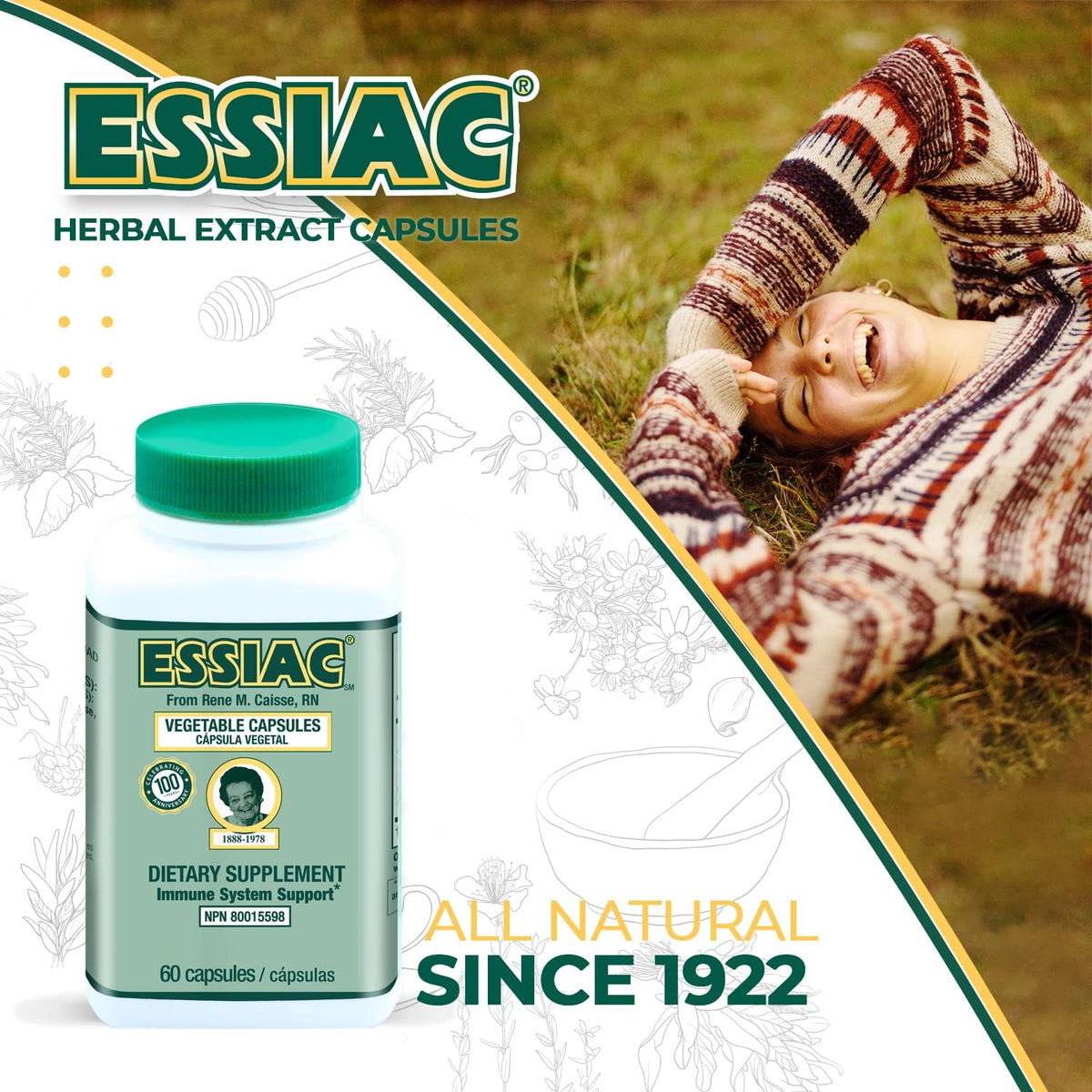 ESSIAC All-Natural Herbal Extract Capsules – 60 Capsules - görsel 6