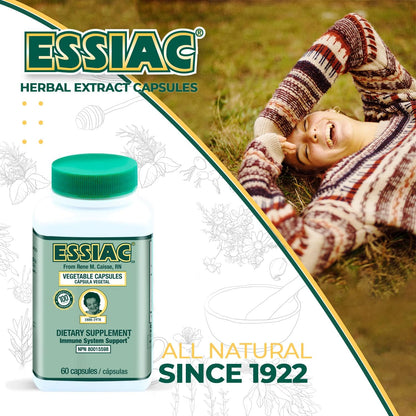 ESSIAC All-Natural Herbal Extract Capsules – 60 Capsules
