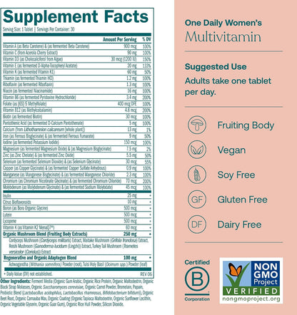 True Grace One Daily Men's & Women's Multivitamin Bundle - 30 Vegan Tablets Each - Non-GM & Gluten-free