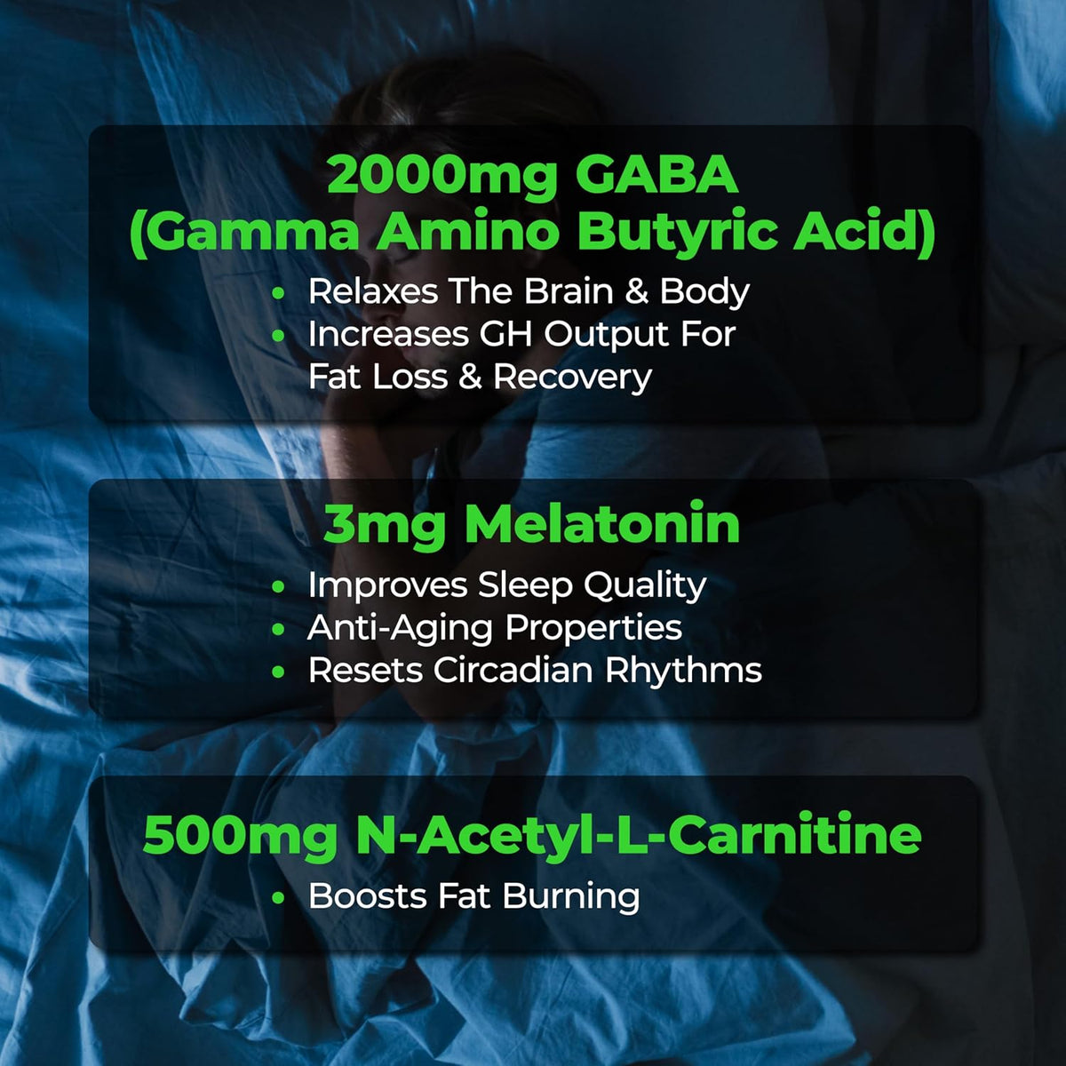 Species Nutrition Somalyze Stimulant Free Appetite Suppressant with GABA and Melatonin, Gluten-free Capsules, 90 Capsules - görsel 4