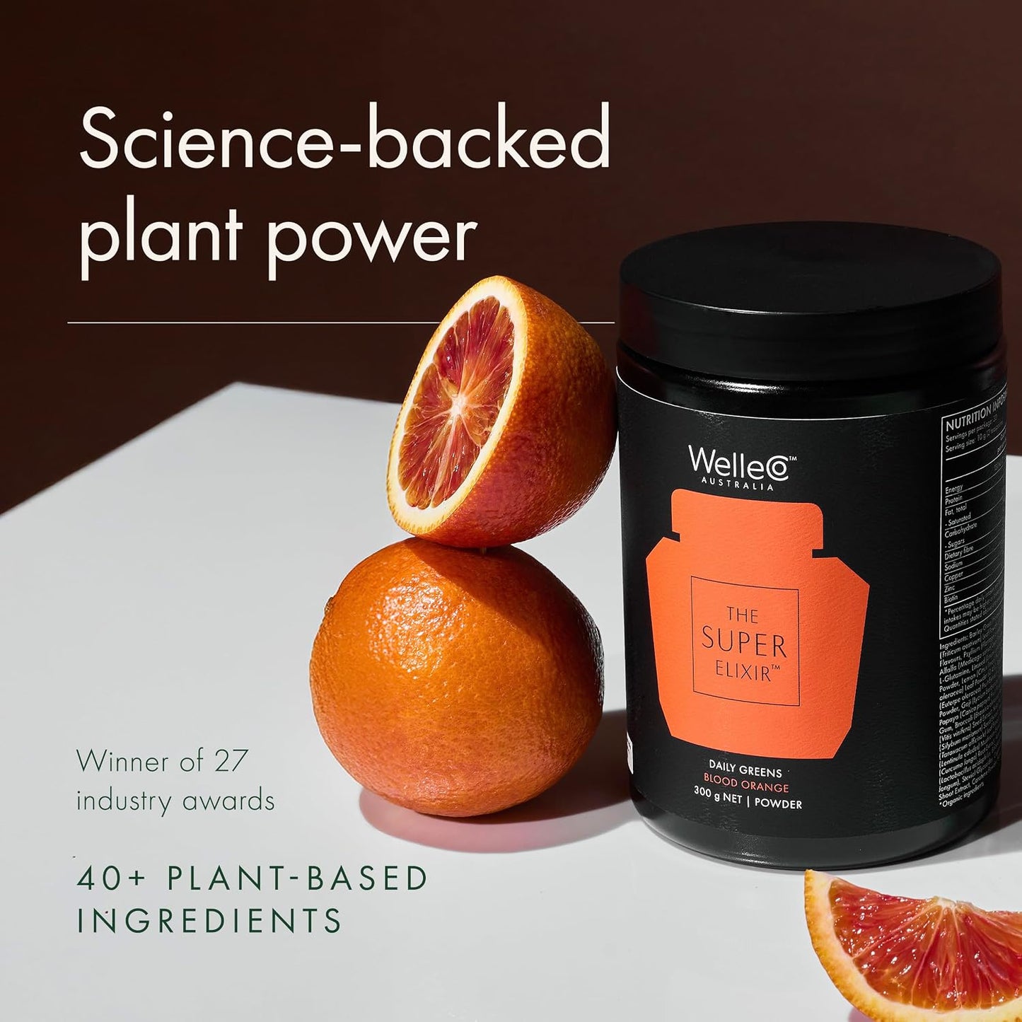 WelleCo The Super Elixir Daily Greens Powder – Blood Orange - görsel 7