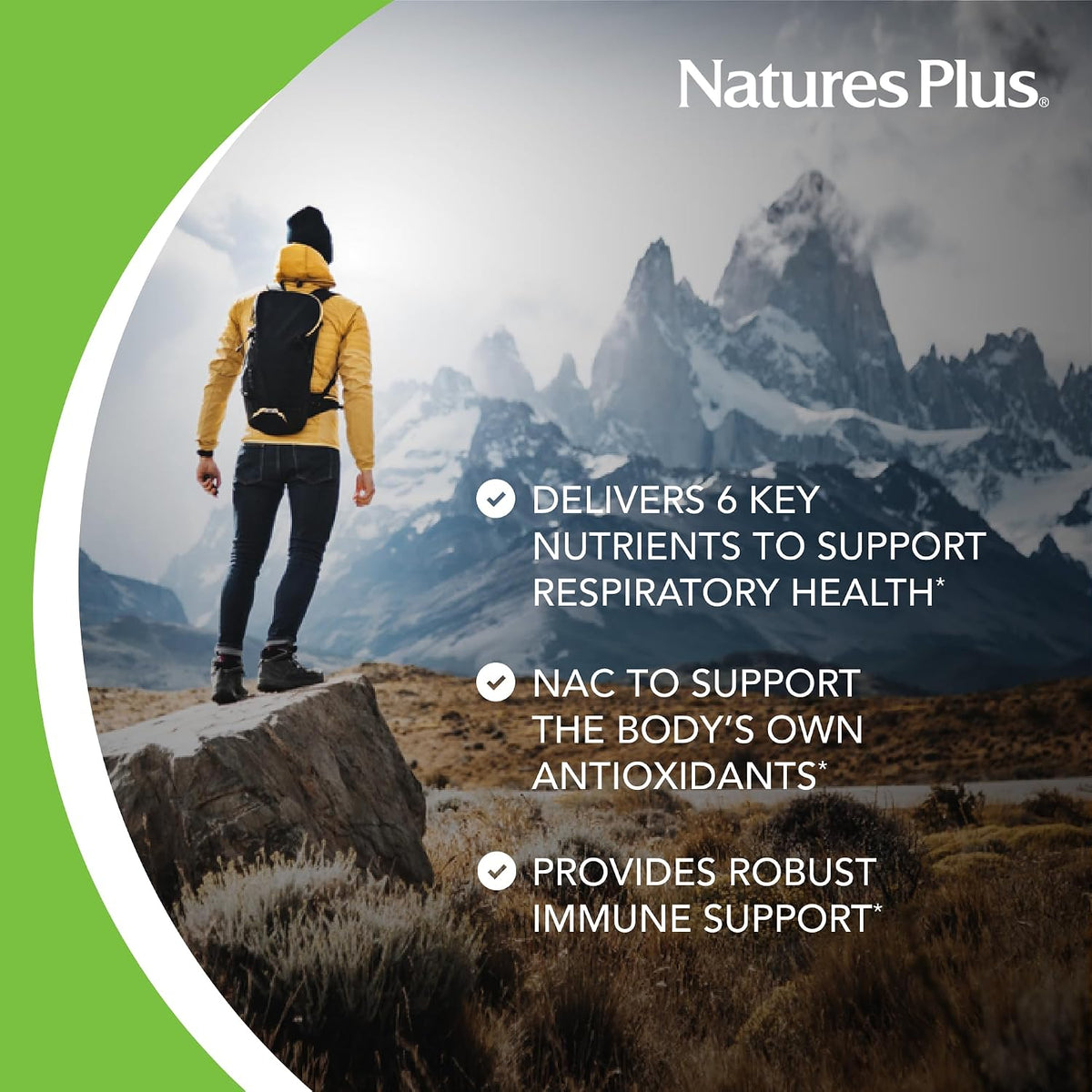 NaturesPlus Immune Boost – 60 Tablets – Enhanced Antioxidant Respiratory Support – High-Potency Vitamins & Minerals – Vegetarian, Gluten-free - görsel 3