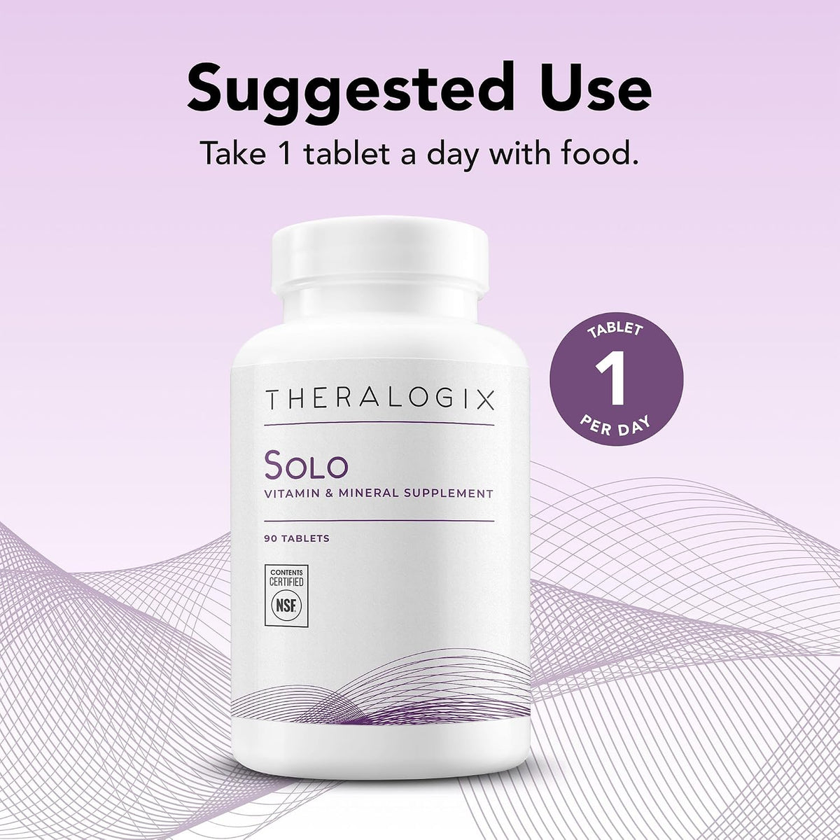 Theralogix Solo Multivitamin & Multimineral Supplement Without Iron – 90 Tablets - görsel 4