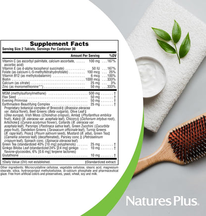 Natures Plus Hair, Skin & Nails - 60 Vegan Tablets
