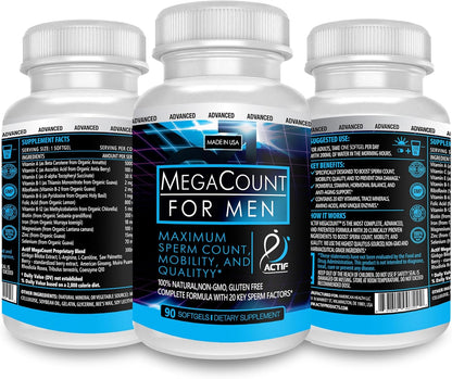 ACTIF MegaCount for Men - Fertility Support Supplement