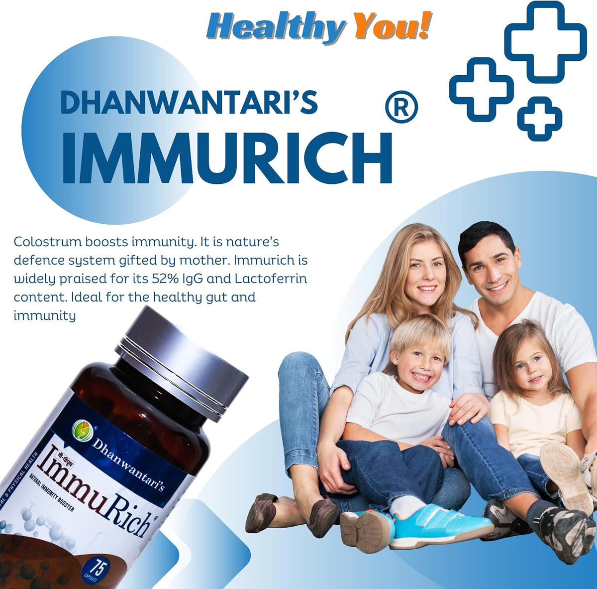 Natural Immunity Booster - 120 Capsules | By Dhanwantari's - görsel 4