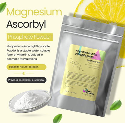 Magnesium Ascorbyl Phosphate Powder (MAP) - Stable Vitamin C for DIY Skin care - 28 g
