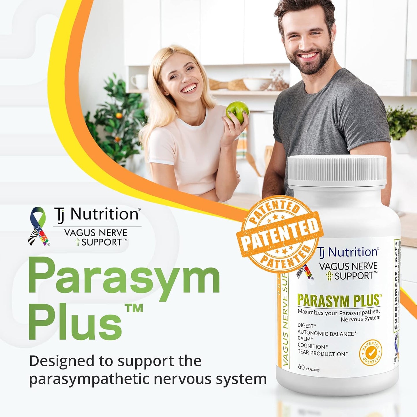 Parasym Plus Vagus Nerve Formula – Patented Digestive & Brain Supplement, 60 Capsules - görsel 4