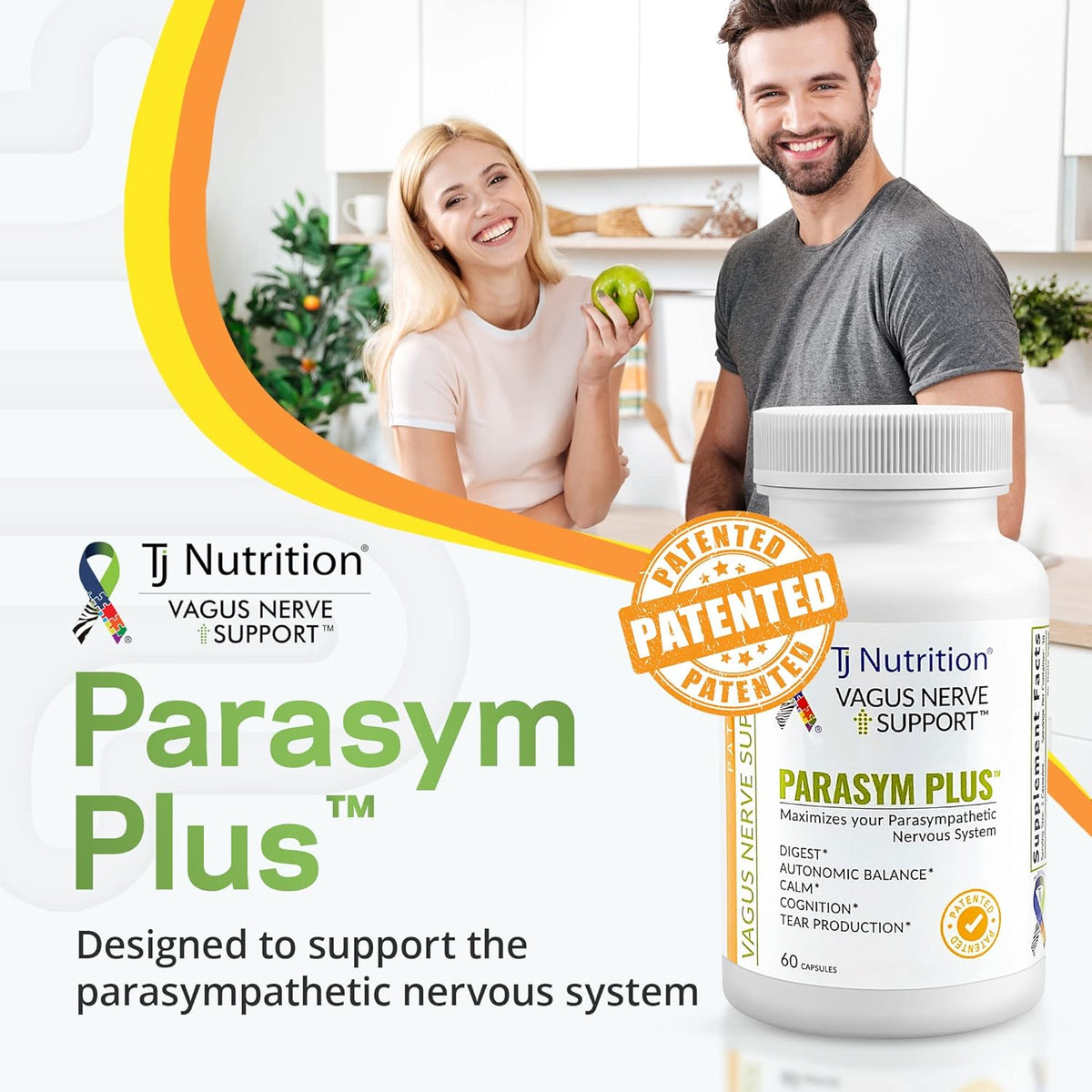 Parasym Plus Vagus Nerve Formula – Patented Digestive & Brain Supplement, 60 Capsules - görsel 4