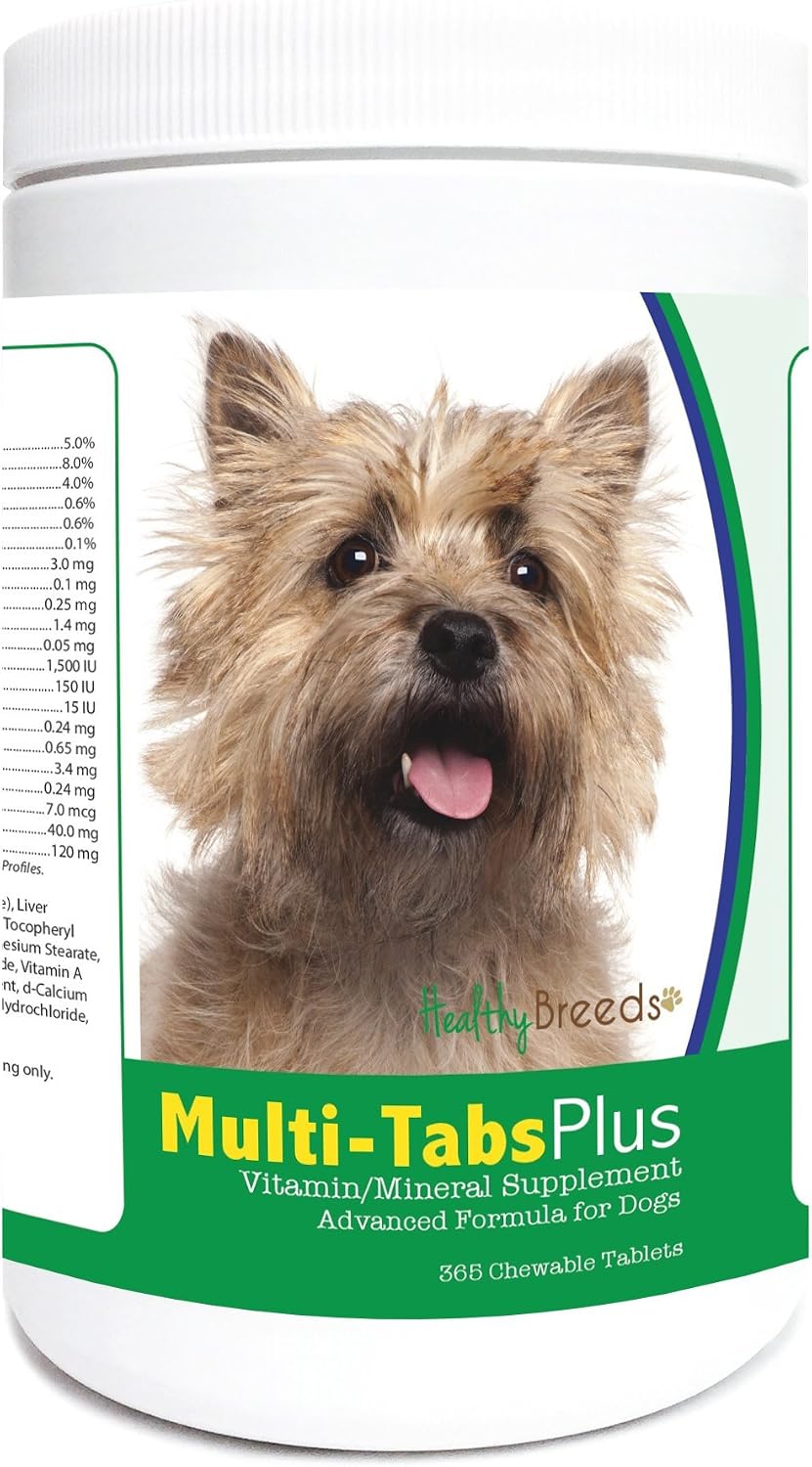 Healthy Breeds Cairn Terrier Multi-Tabs Plus Chewable Tablets 365 Count - görsel 1