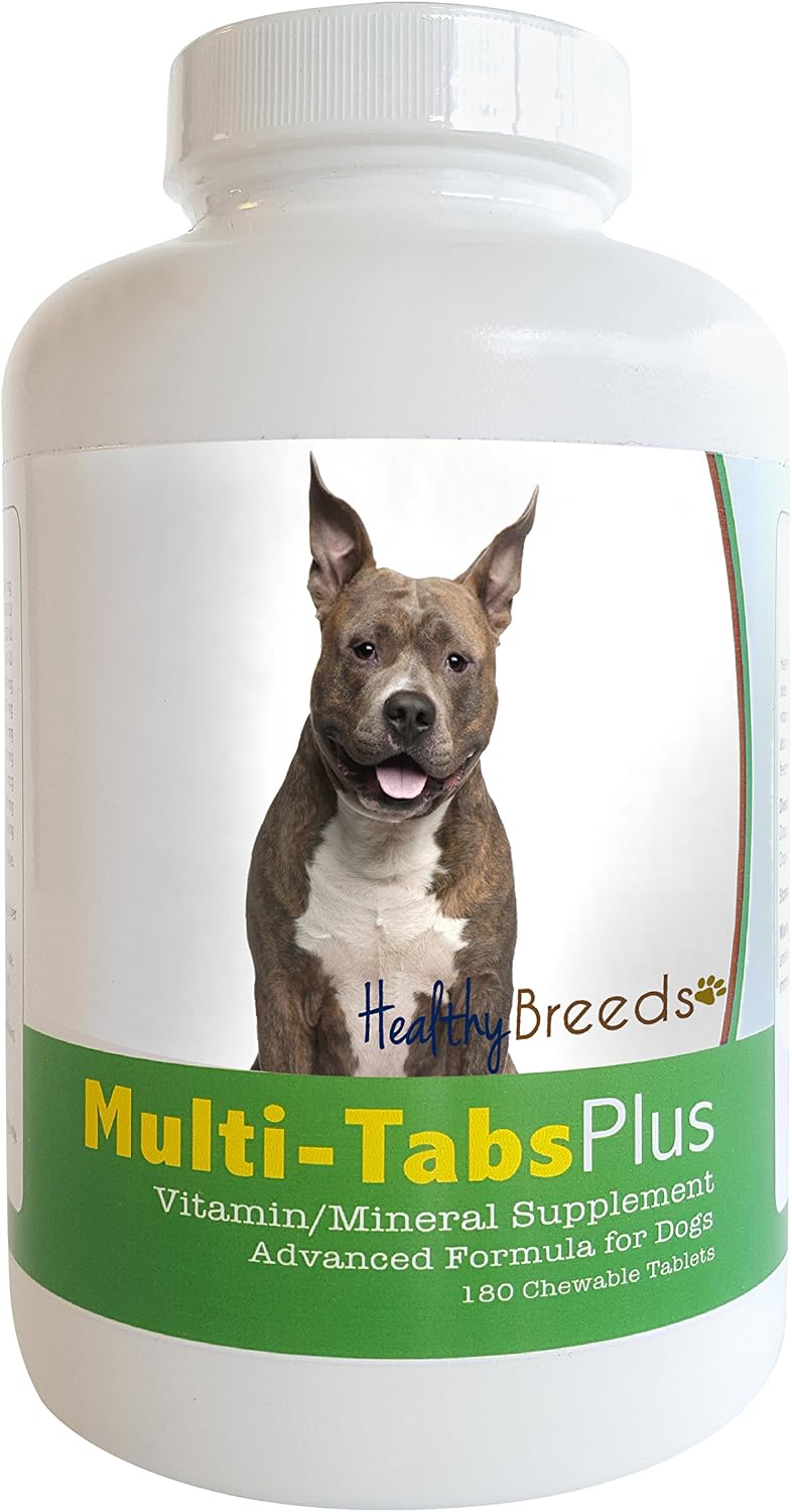 Healthy Breeds American Staffordshire Terrier Multi-Tabs Plus Chewable Tablets 180 Count - görsel 2