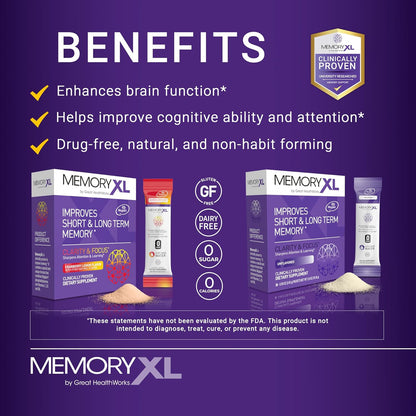 OmegaXL Joint Support Supplement (2 Pack) & MemoryXL Brain Supplement Bundle