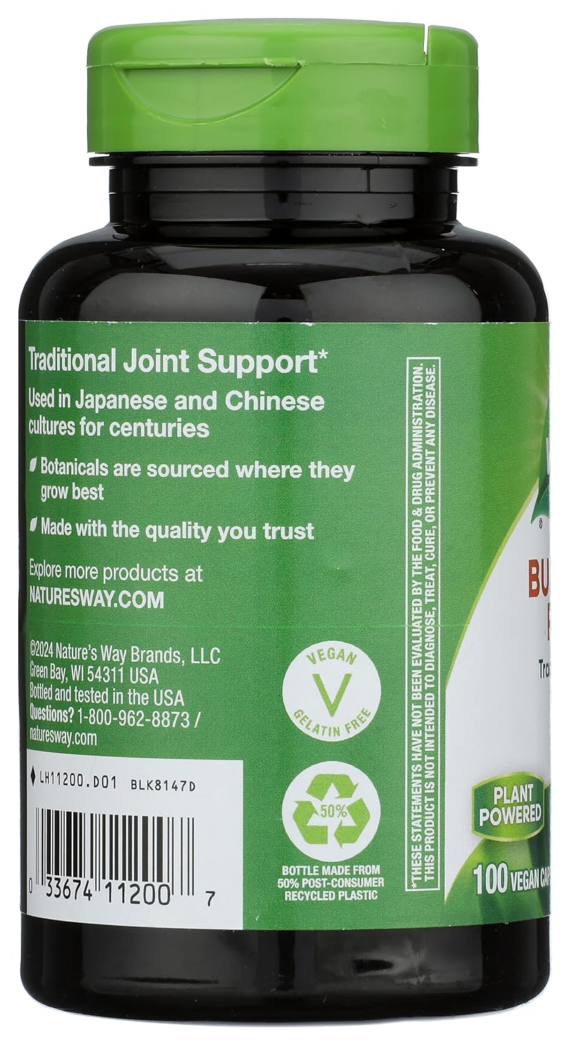 Nature's Way Burdock Root, 950 mg, 100 Vegan Capsules - görsel 6