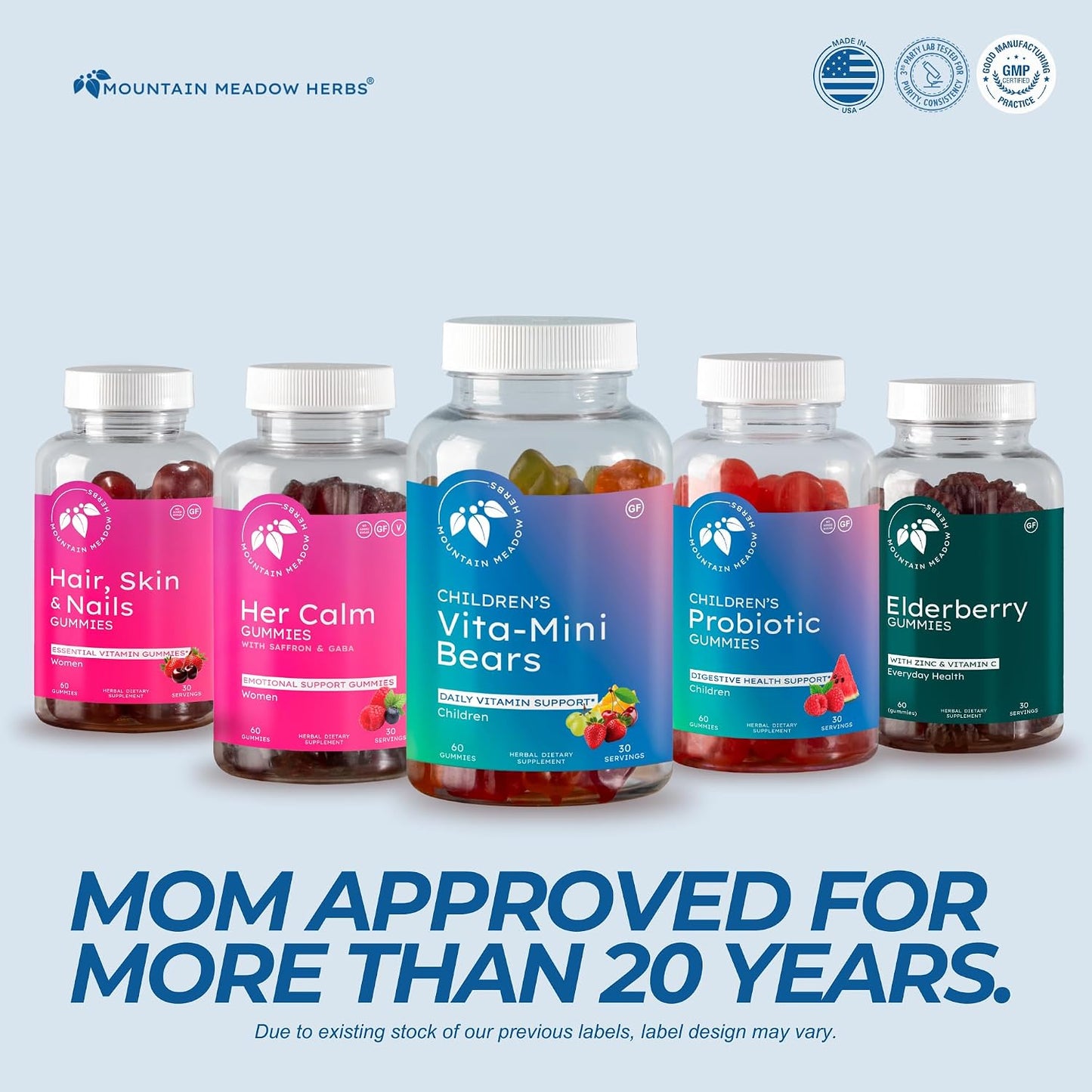 Vita-Mini Bears Children's Multivitamin Gummies – Sugar-Free, Non-GM, 60 Count - görsel 6
