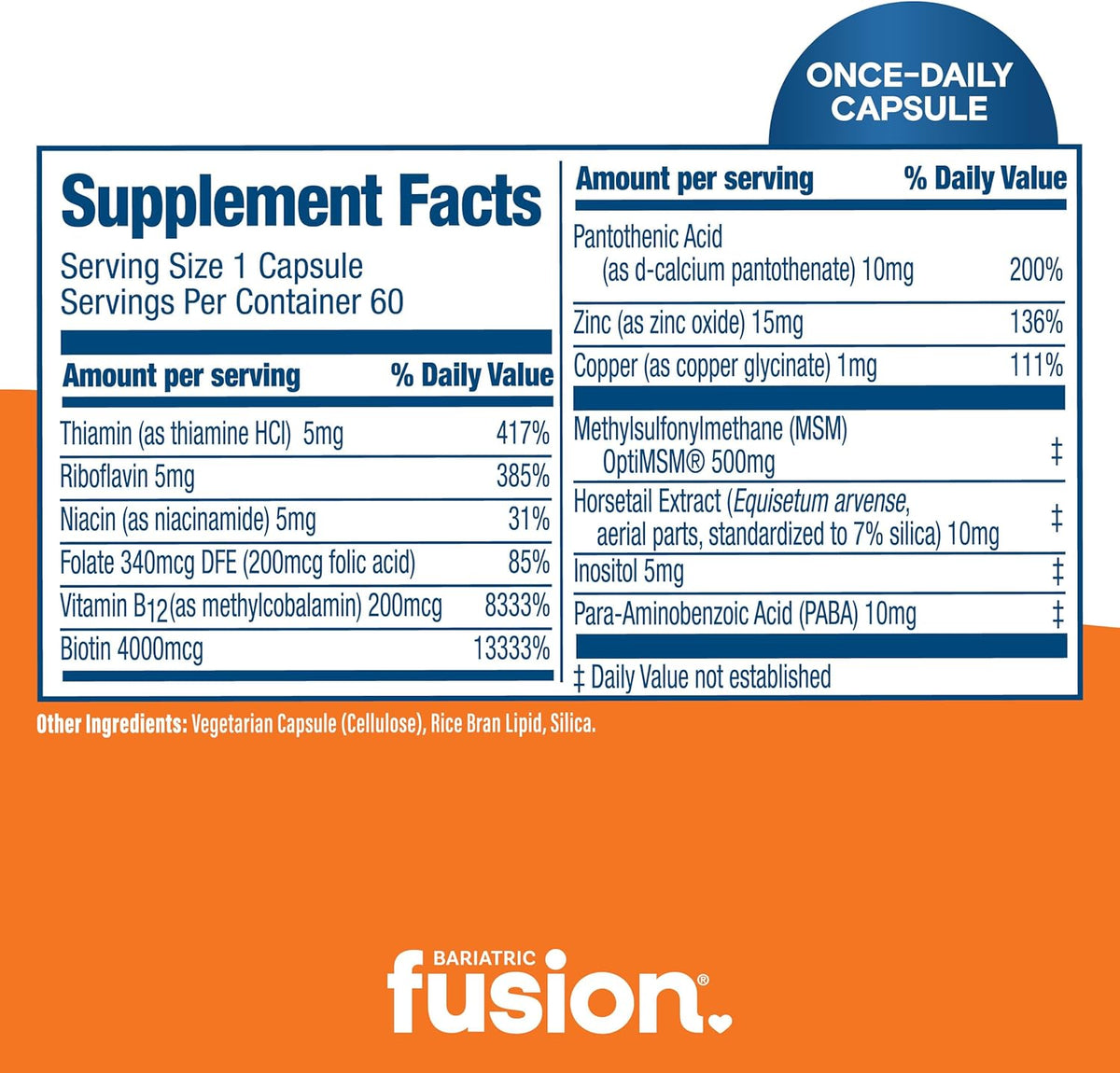 Bariatric Fusion REJUVENATOR - One Per Day – GMP certified – produced in a facility following Good Manufacturing – Image 4
