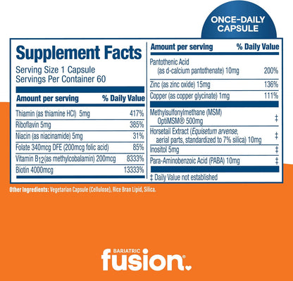 Bariatric Fusion REJUVENATOR - One Per Day – GMP certified – produced in a facility following Good Manufacturing – Image 4
