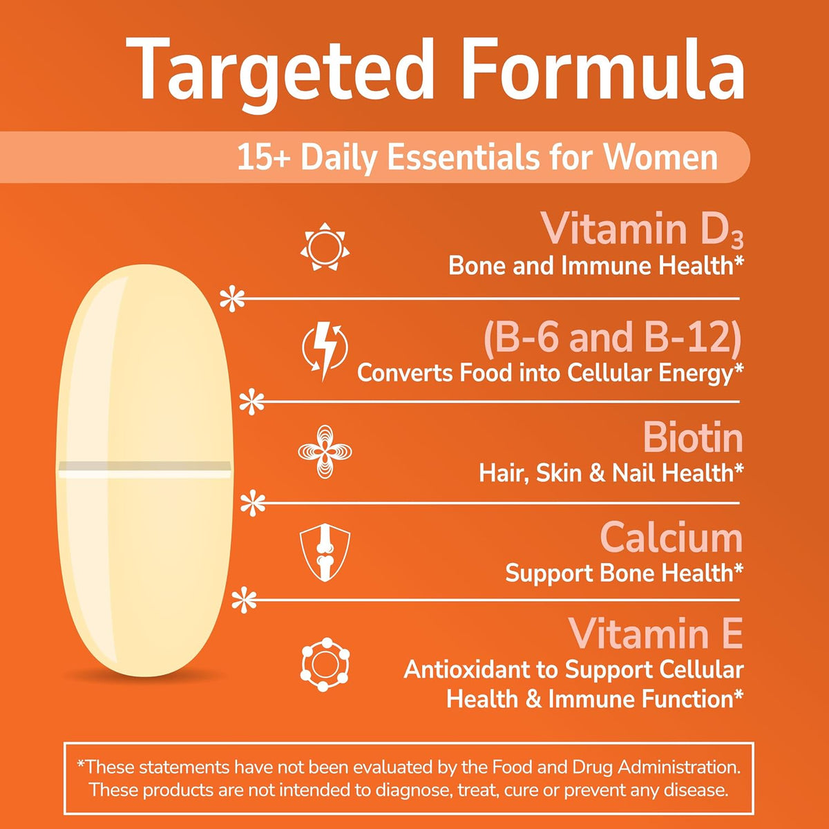 21st Century One Daily Women's Tablets, 100 Count - görsel 3
