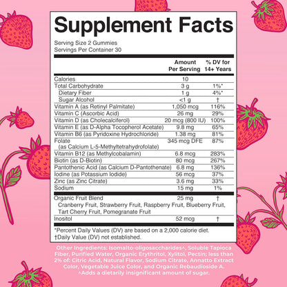 MaryRuth Organics Women's Immune Support Multivitamin Gummies - Sugar-Free, Vegan, 60 Count