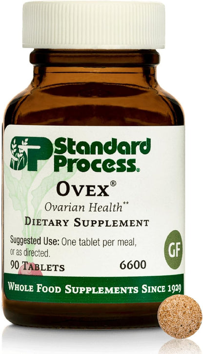 Standard Process Ovex - Daily Whole Food-Based Food Supplement - 90 Tablets (90 Servings)