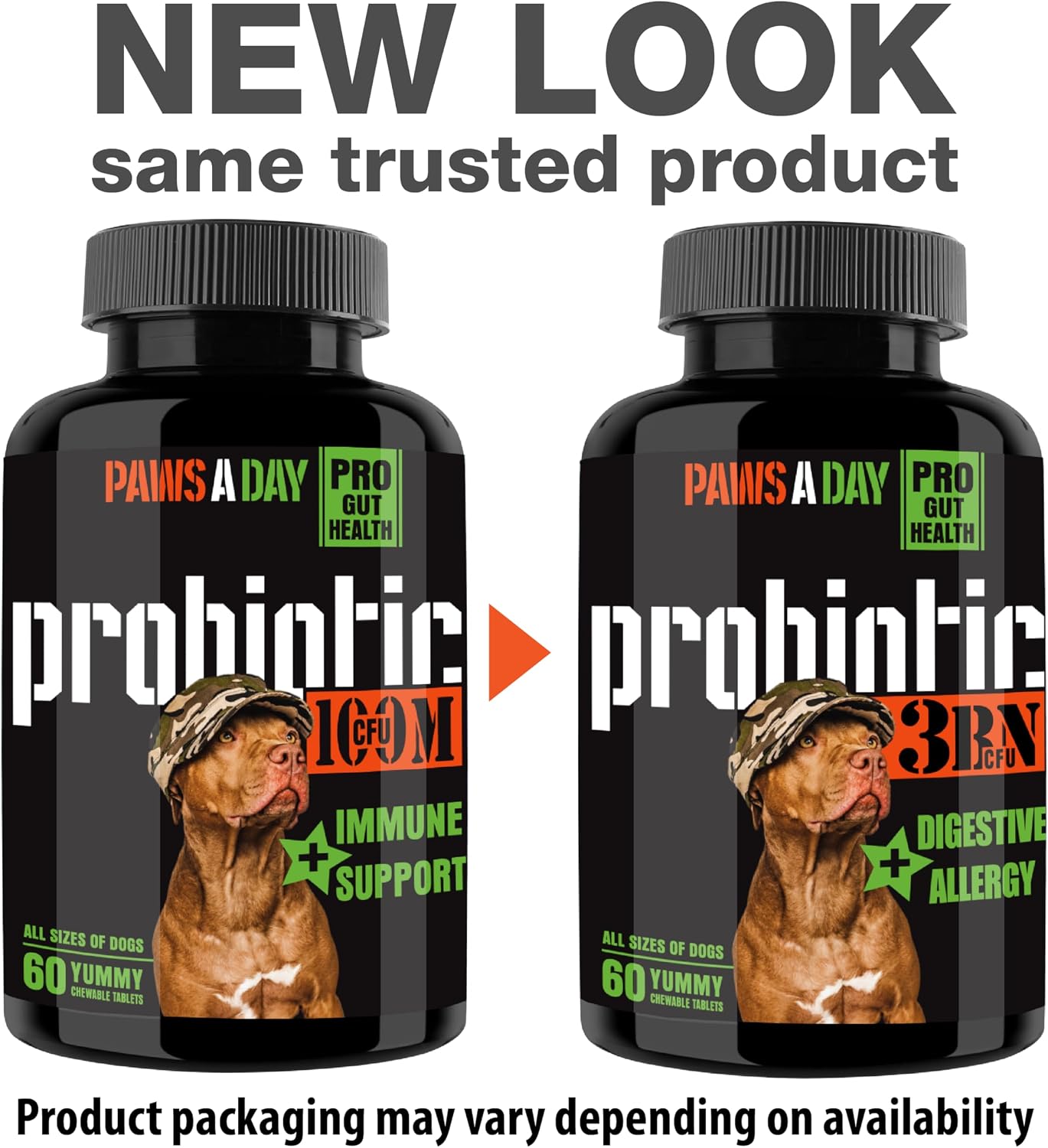 Army Soldier Owned Dog Probiotics for Yeast, Itchy Skin & Itchy Ears, Dog Allergy Support, Digestive Health, Occasional Diarrhoea & Immune Support, 3 Billion CFU, 60 Yummy Chewables - görsel 2