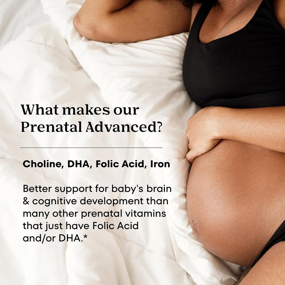 One A Day Prenatal Advanced – Prenatal Vitamins with Folic Acid, Choline, DHA & Iron, 30+30 Count (60 Total) - görsel 3