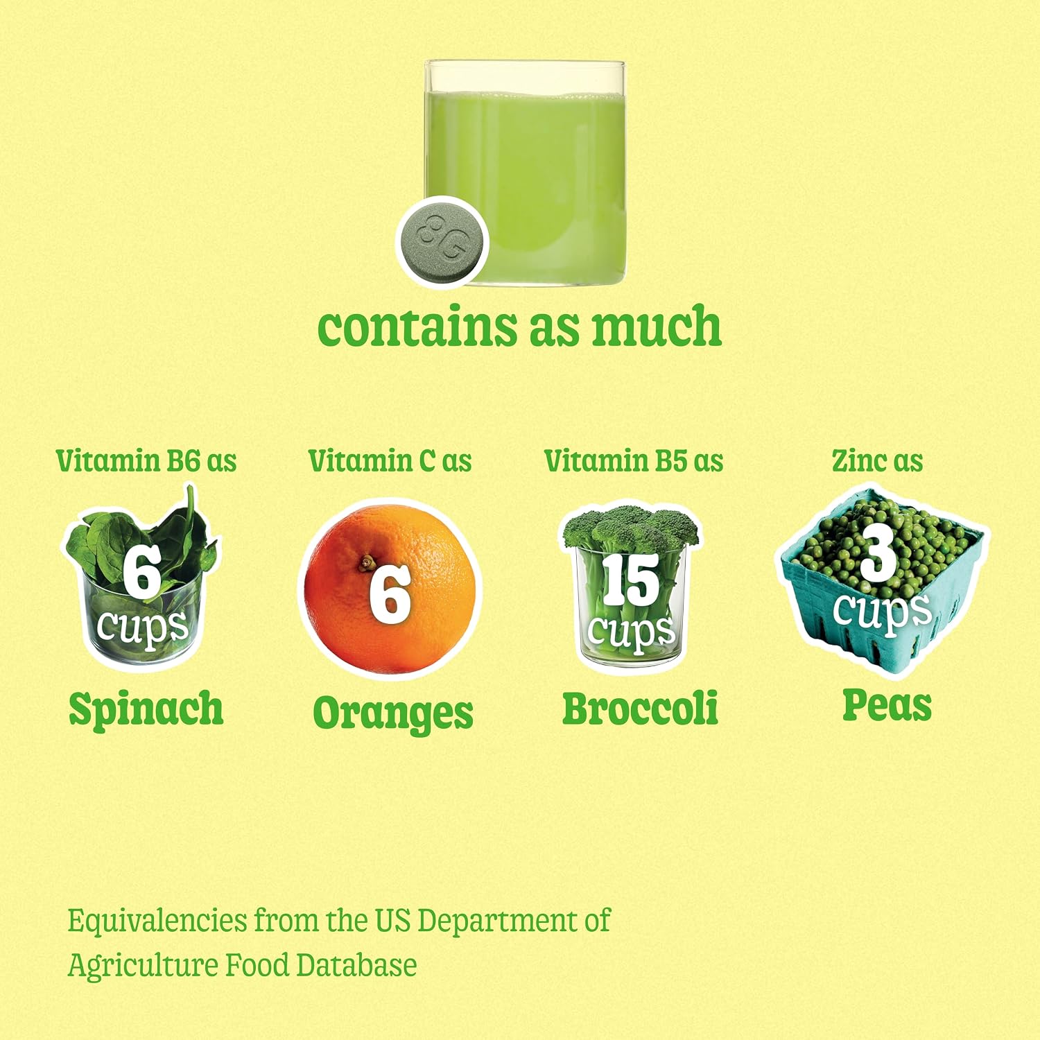 8Greens Daily Greens Effervescent Tablets, Lemon and Lime, 30 Tablets - görsel 6