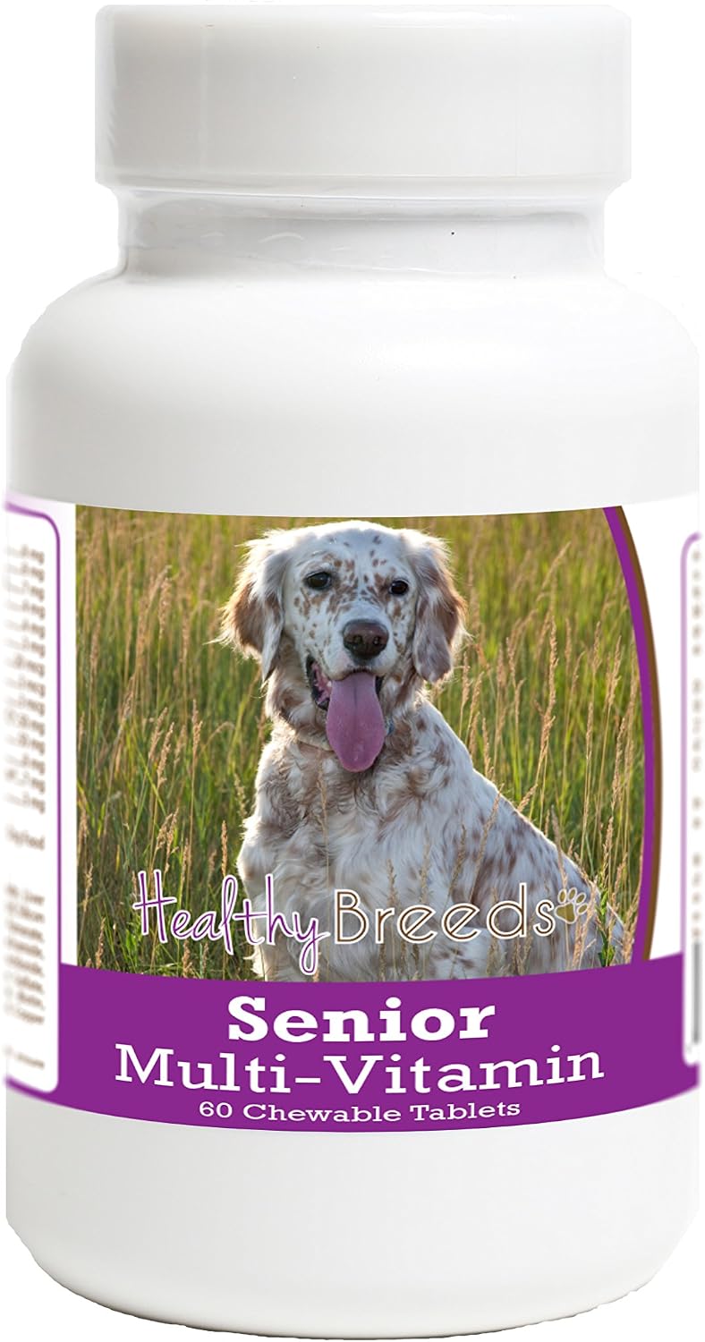 Healthy Breeds English Setter Senior Dog Multivitamin Tablets 60 Count - görsel 1
