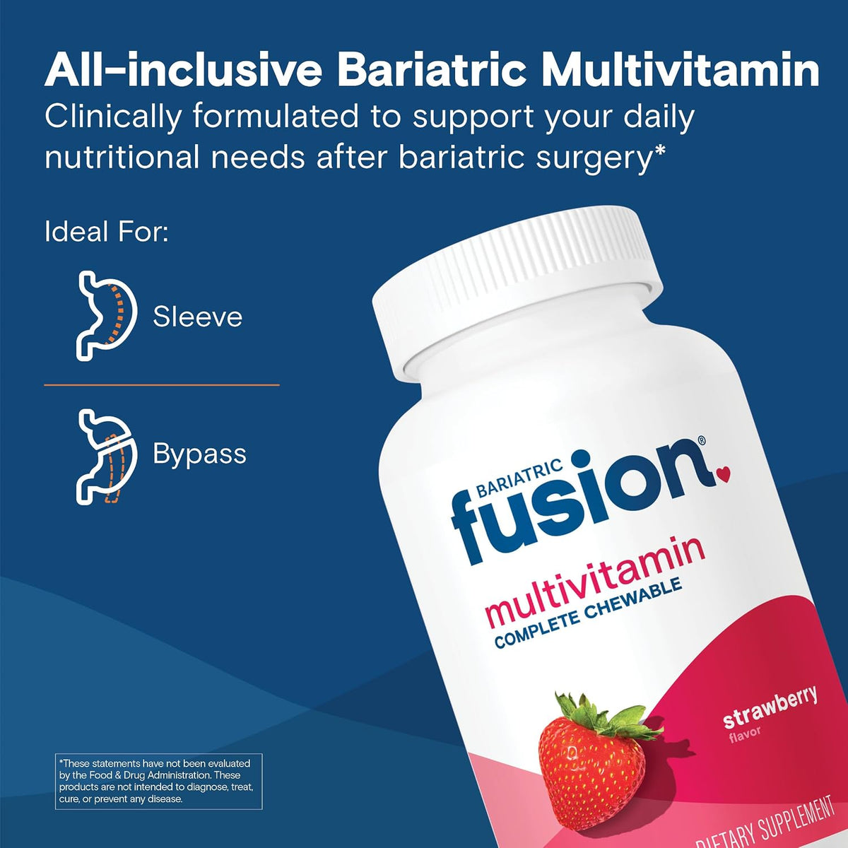Bariatric Fusion Complete Chewable – Calcium : Important for bone health, especially as calcium absorption can be – Image 2