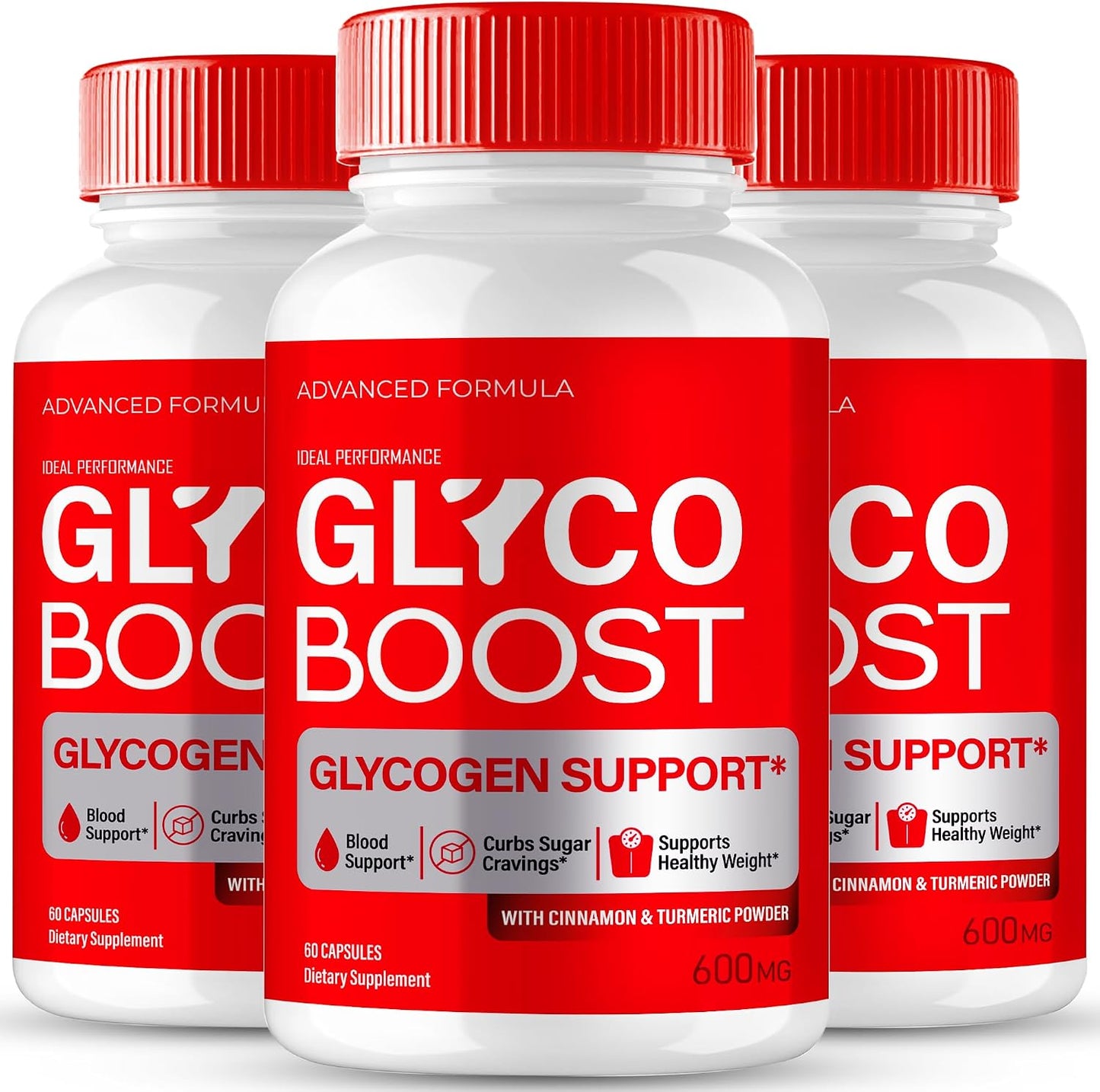 IDEAL PERFORMANCE Glyco Boost Blood Capsules – Premium Blood Formula Supplement for Healthy Circulation & Stable Levels (3 Pack) - görsel 1