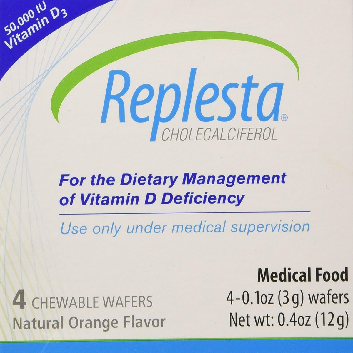 Everidis Health Sciences Replesta Chewable Vitamin D Wafers, 2 Pack (8 Wafers Total) - görsel 1