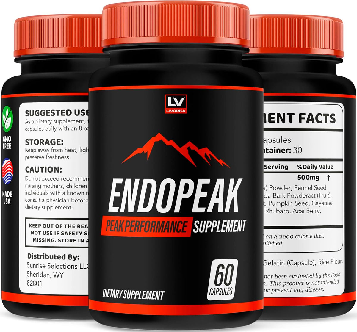 (3 Pack) Endopeak - Endopeak for Men, Endopeak Capsules, Endopeak Male Performance, Endopeak Supplement, Endopeak Reviews, 180 Capsules for 3 Months - görsel 8