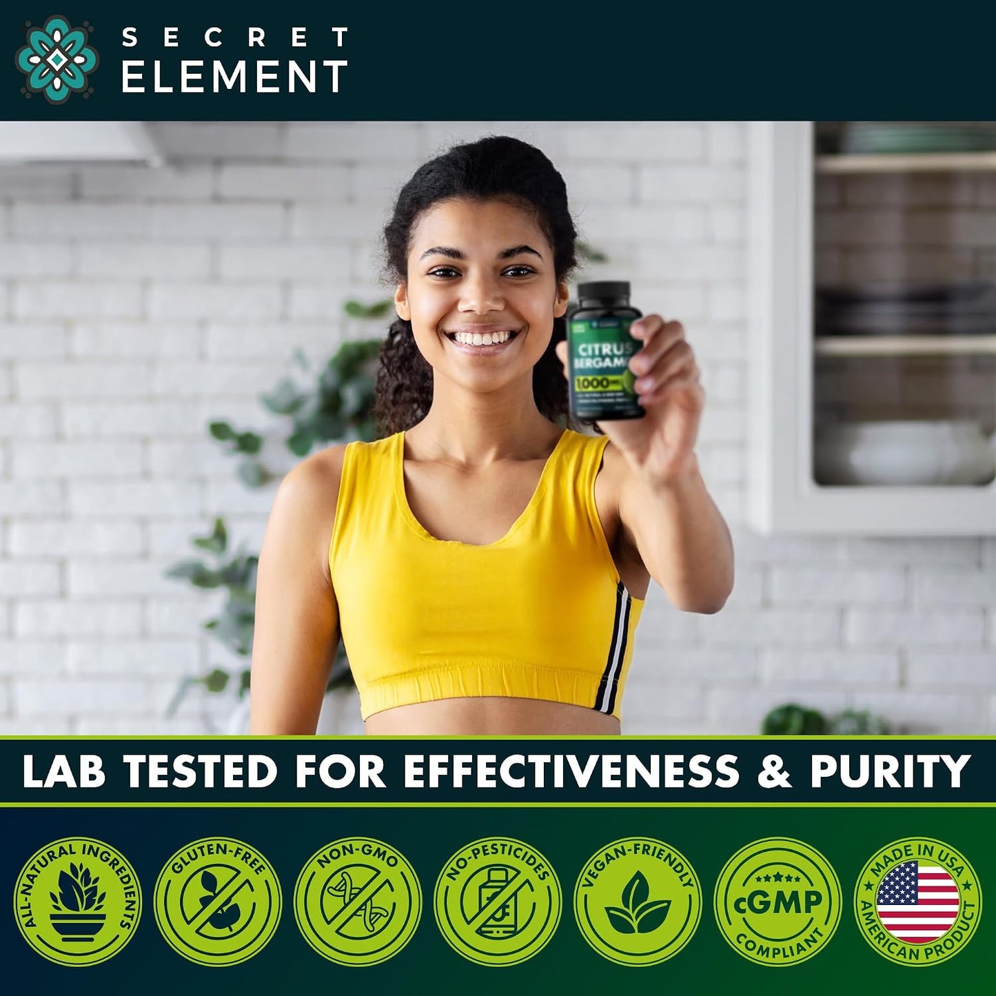 Citrus Bergamot Extract 1000mg – 240 Vegan Capsules (2-Pack) - görsel 2