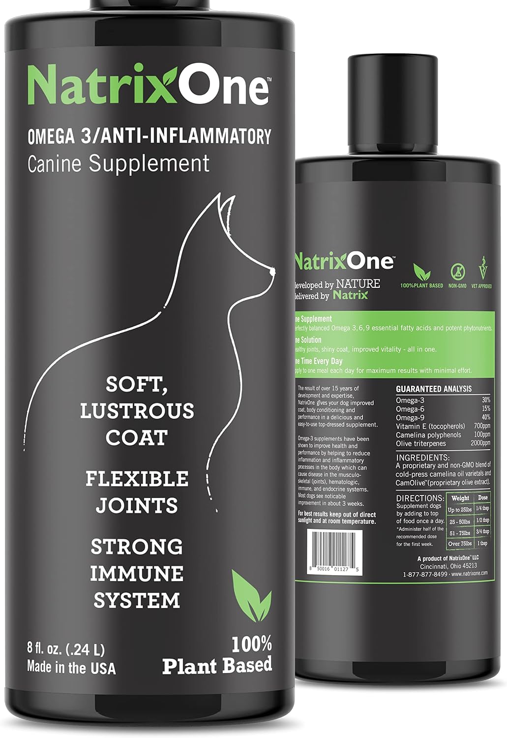 NatrixOne 100% Pure Camelina Oil for Dogs, 946 ml - görsel 9
