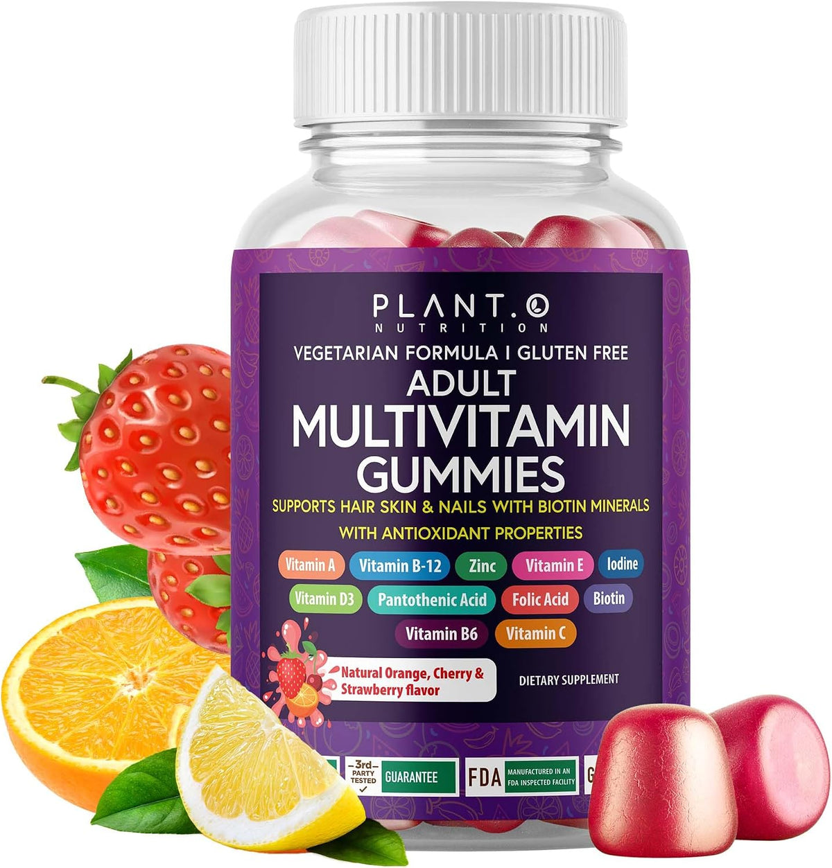 Complete Multivitamin Gummies for Adults – All-in-One Blend of Vitamin A B C D E Zinc and Biotin – Adult Vitamin Gummy for Energy Release and Immune Support – 90 Delicious Gluten-Free Vegetarian Gummies - görsel 1