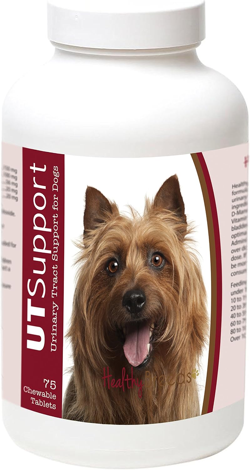 Healthy Breeds Australian Terrier Cranberry Chewables - Urinary Tract Support - 75 Count - görsel 1