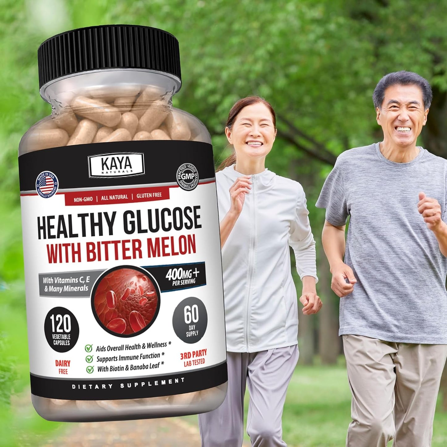 Kaya Naturals Healthy Gluco with Bittermelon Capsules - 120 - görsel 8