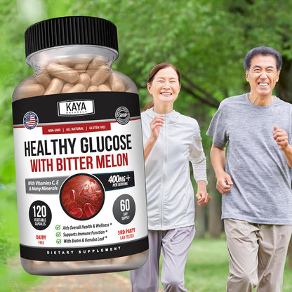Kaya Naturals Healthy Gluco with Bittermelon Capsules - 120