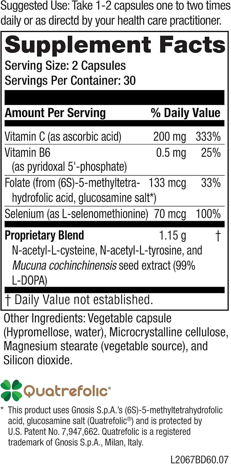 NeuroScience Balance D - Mood Support Supplement for Energy, Focus & Brain Health (60 Capsules) - görsel 4
