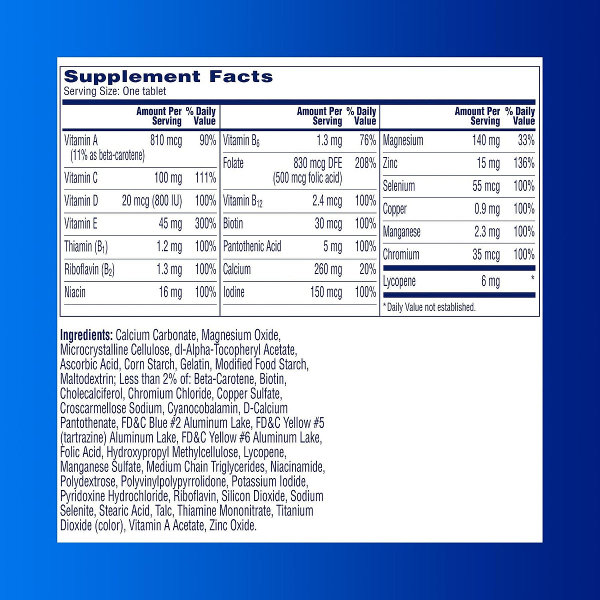 One A Day Men's Pre-Conception Health Multivitamin to Support Sperm Health, 30 Count - görsel 8