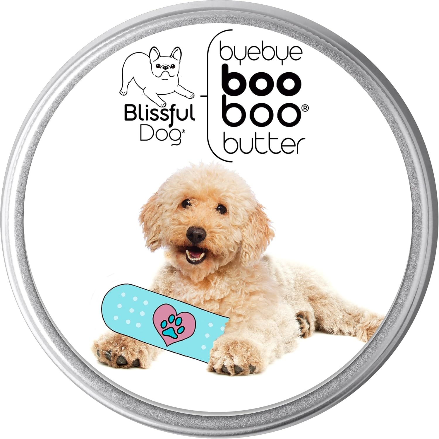The Blissful Dog Goldendoodle Booboo Butter, 1 oz Tin - görsel 1