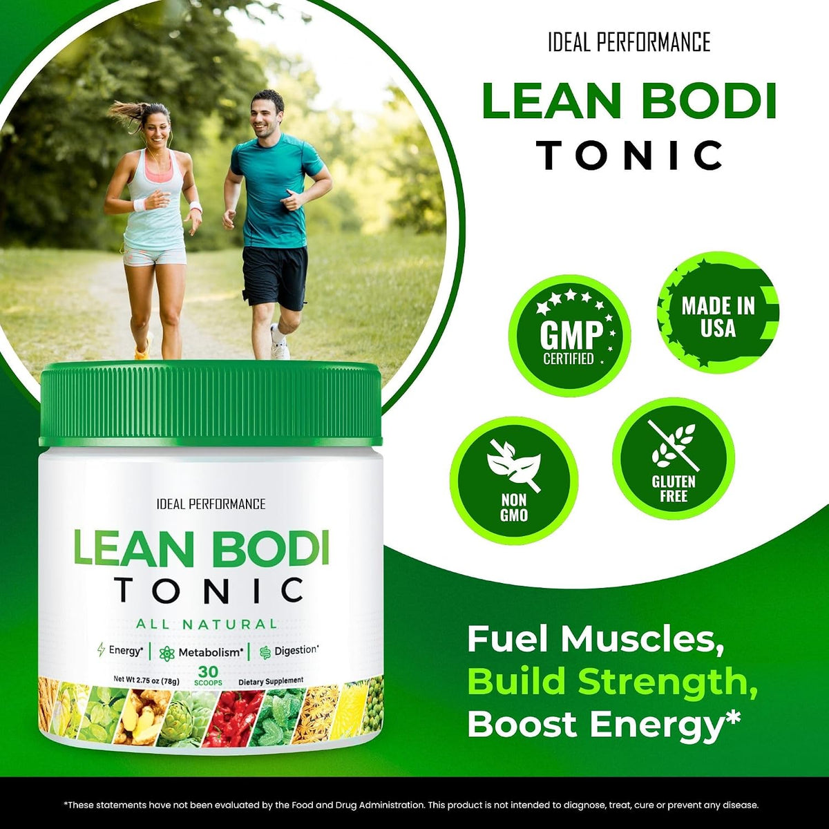 Lean Bodi Tonic Powder - Maximum Strength Official Formula with Vitamin B6 and BCAA - görsel 4