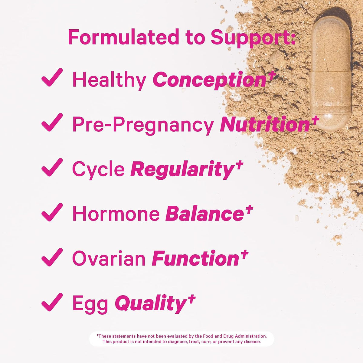Pink Stork Fertility Bundle for Women – Conception Tea and Prenatal Vitamin Support with Inositol, Vitex, Folate and Ashwagandha – Supports Hormone Balance, Cycle Health and Preconception Wellness - görsel 2