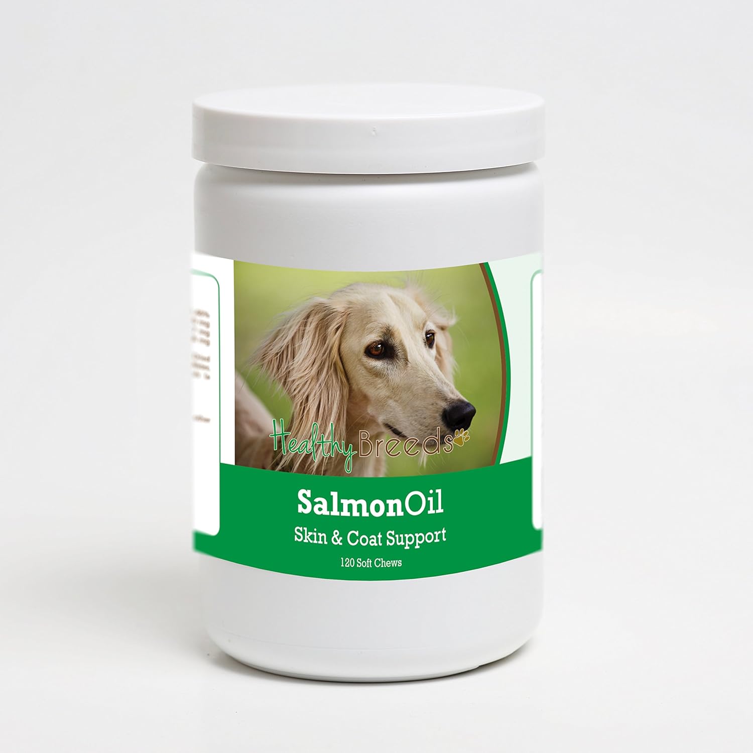 Healthy Breeds Salmon Oil Soft Chews for Saluki Dogs (120 Chews) - görsel 1