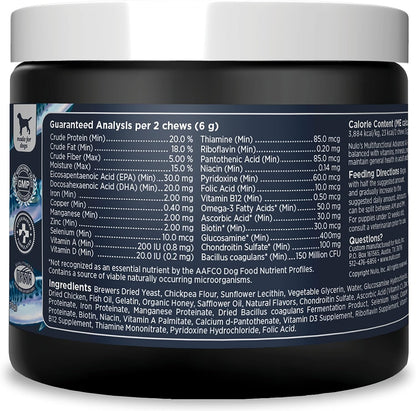 Nulo Advanced Multifunctional All-in-1 – Skin & Coat Support: Contains EPA and DHA omega-3 fatty acids, which help – Image 1