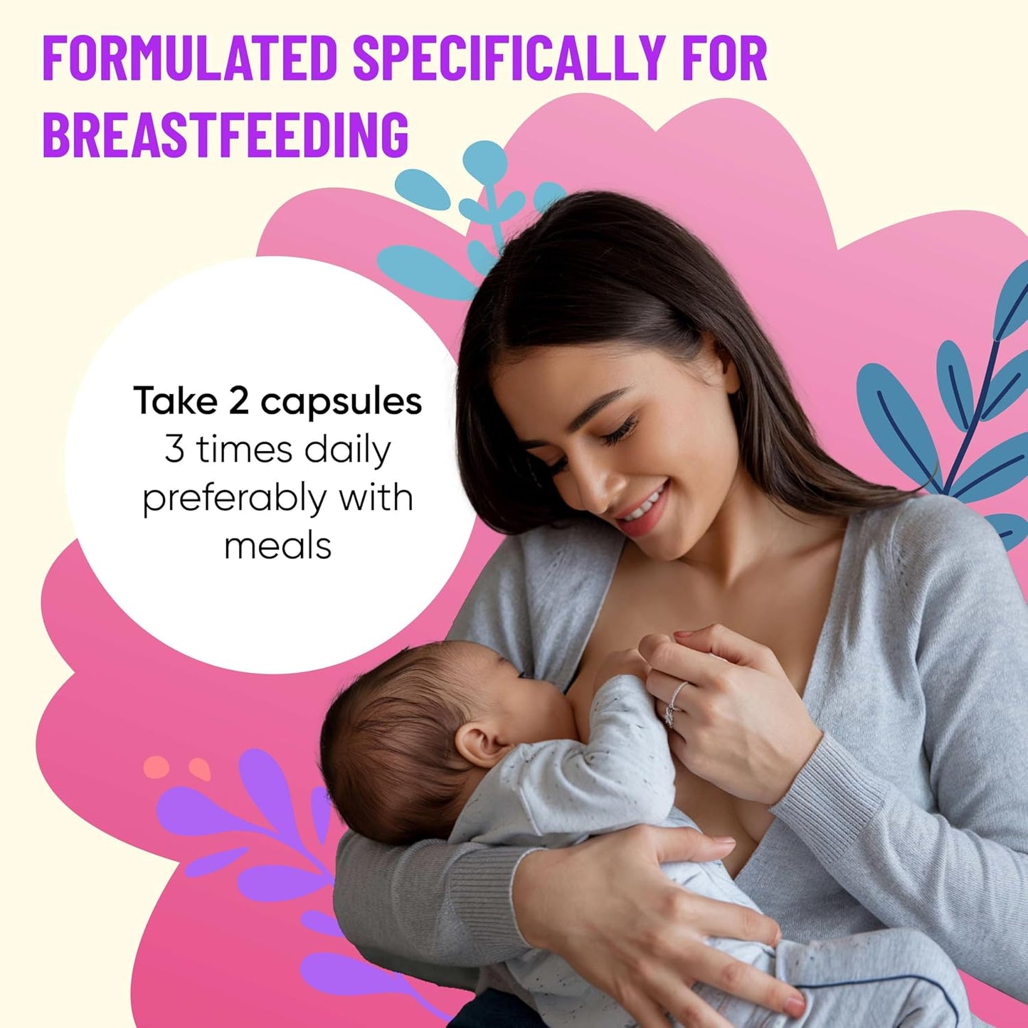 Mama's Select Organic Fenugreek Capsules – Natural Herbal Lactation Supplement - görsel 6
